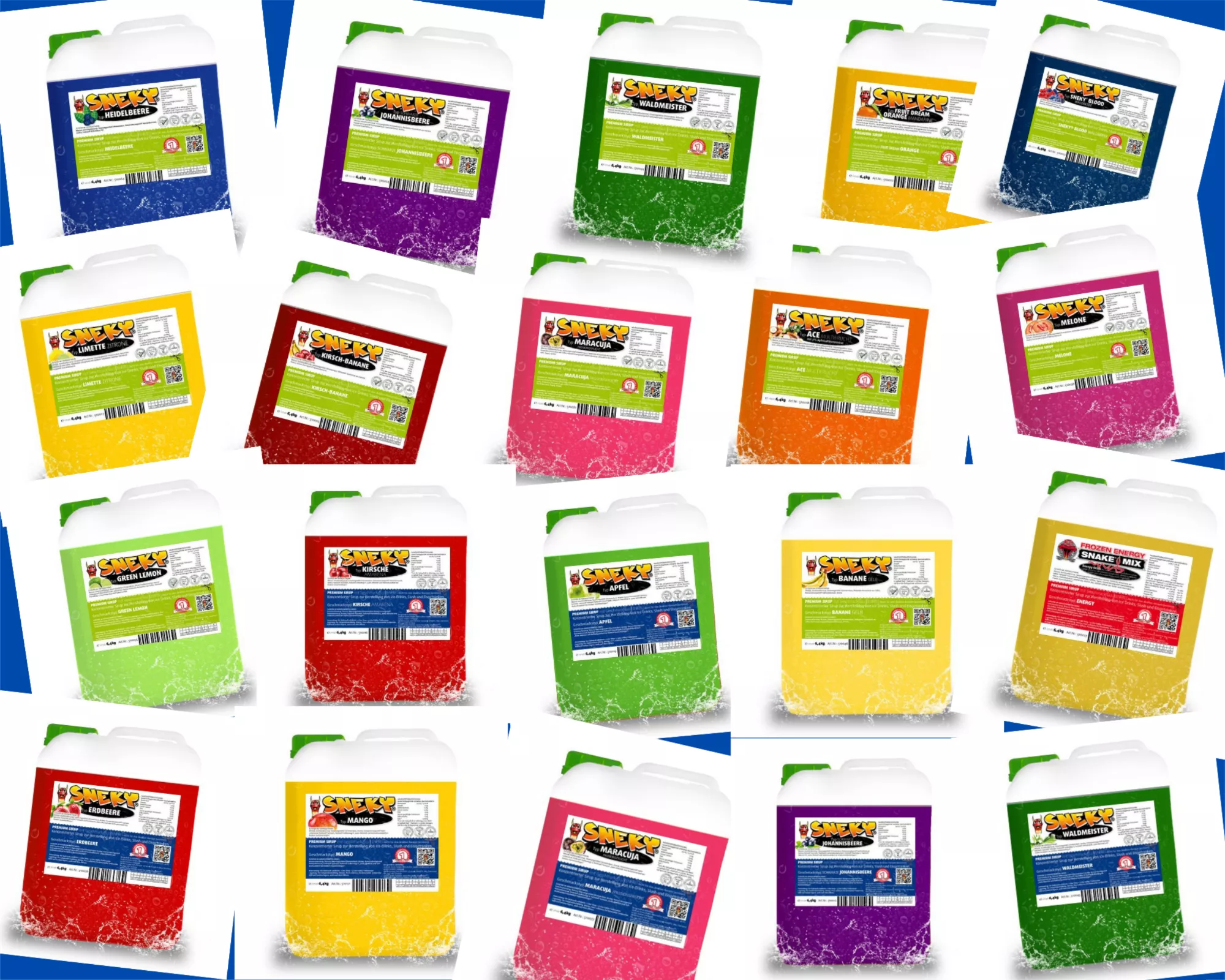 SNEKY® SIRUP-Portfolio