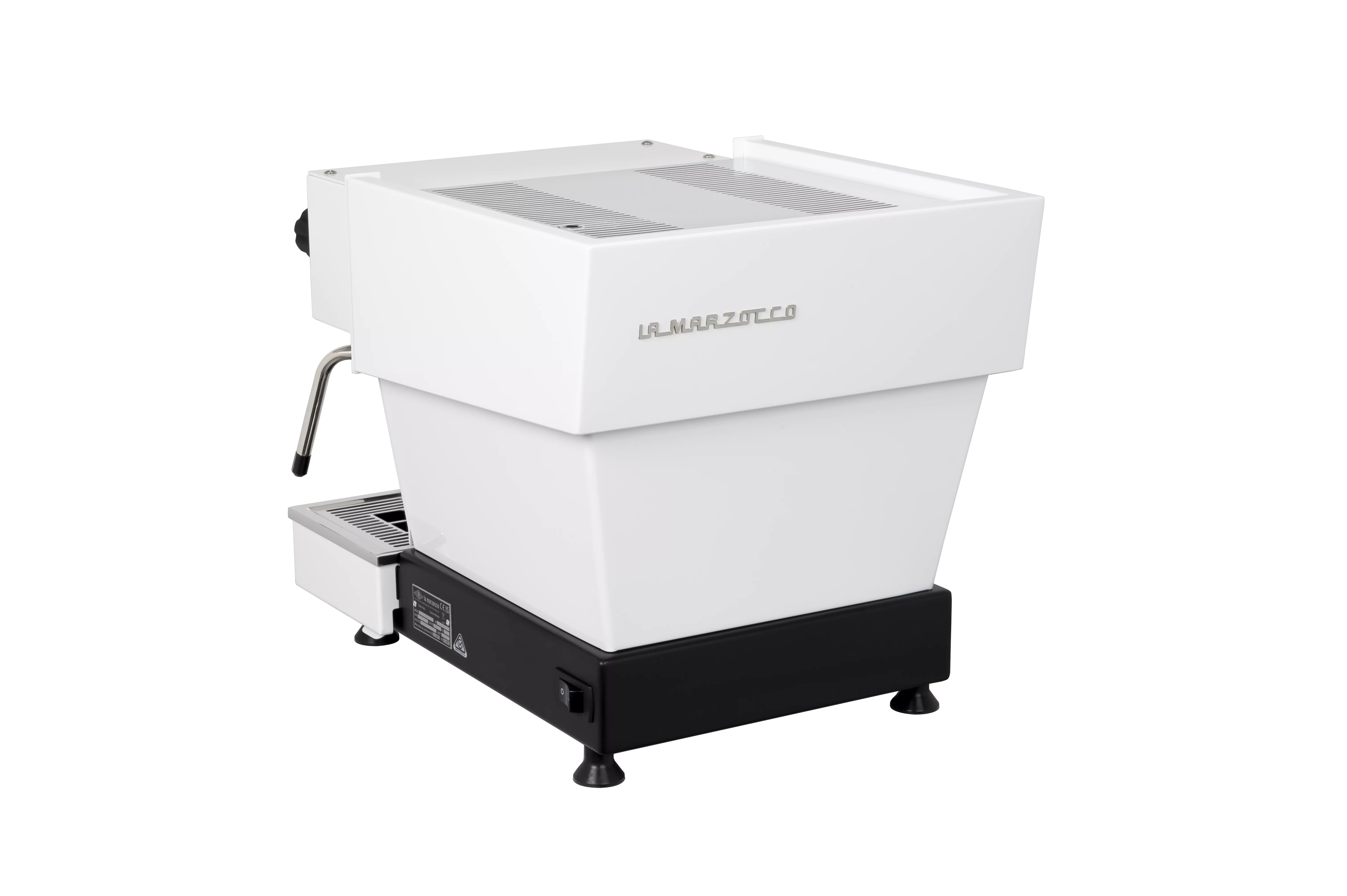 La Marzocco linea mini weis von hinten La Marzocco linea mini weis von hinten