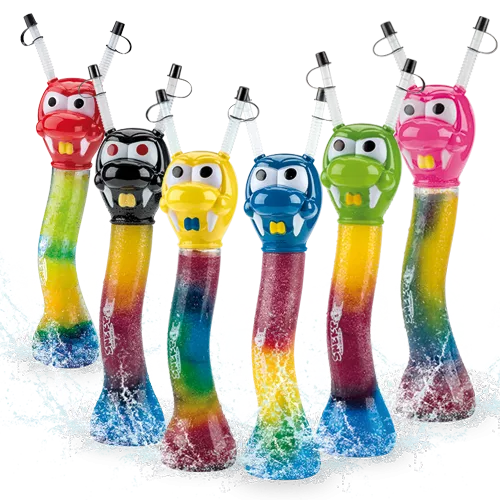 Yard Cups mit SNEKY® Schlangenkopf in verschiedenen Farbmustern